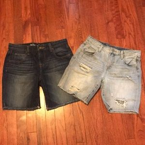 Jean boy shorts